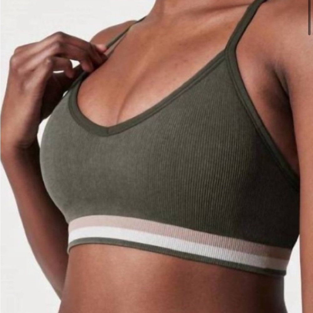 Spanx green and Tan Women's Bralette. Size L - Picture 2 of 3